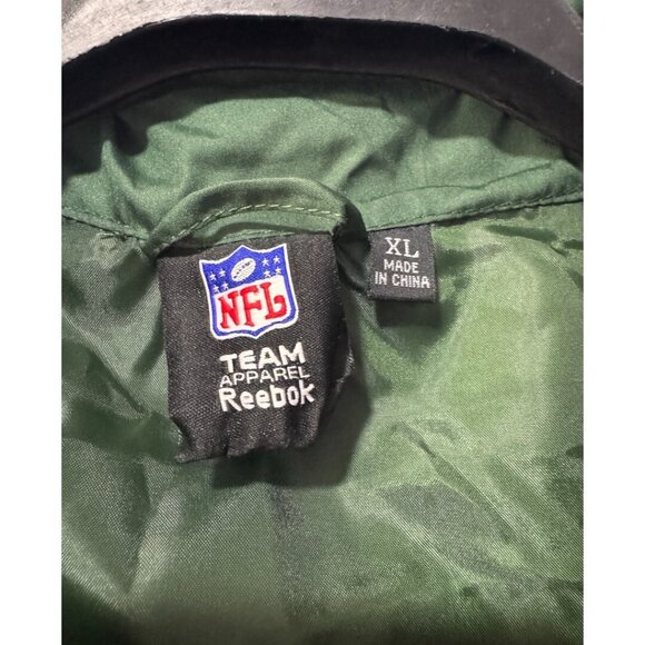 Green Bay Packers NFL Reebok Team Apparel Windbreaker Men’s Jacket Size XL euc - Picture 2 of 5